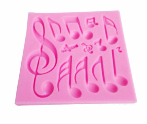 Music Notes Silicone Mold - Image 2