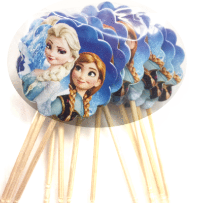 Disney Frozen Sisters Blue Ice Decorating Picks