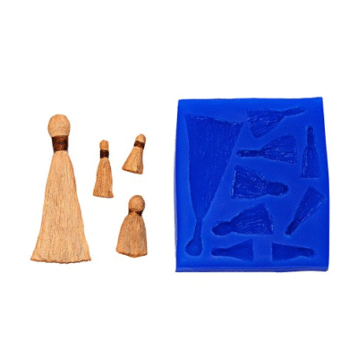 Assorted Tassel Set MN260 Silicone Mold