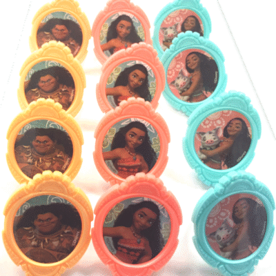 Moana Three Colors Cupcake Rings