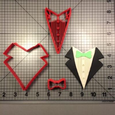 Tuxedo Shirt 100 Cutter Set 3 inch