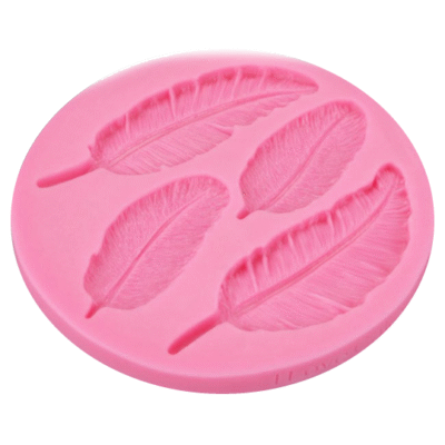 Feathers Set of 4 Silicone Mold