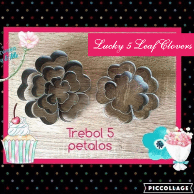 M Lucky 5 Leaf Clovers Cutter Set is shown.