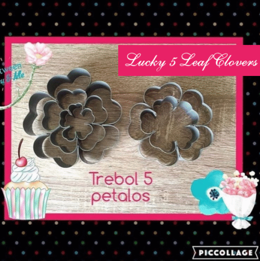 M Lucky 5 Leaf Clovers Cutter Set is shown.
