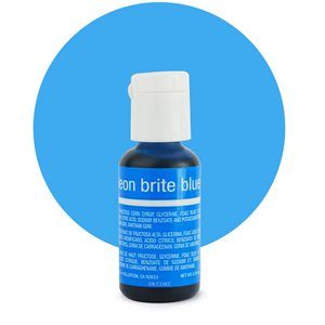 ChefMaster - Neon Brite Blue .70oz Liqua-Gel Food Color