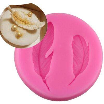 Duo Feather Design Silicone Mold