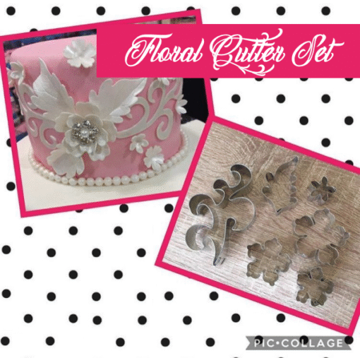 M Damask Arabesque Scroll Cutters Set