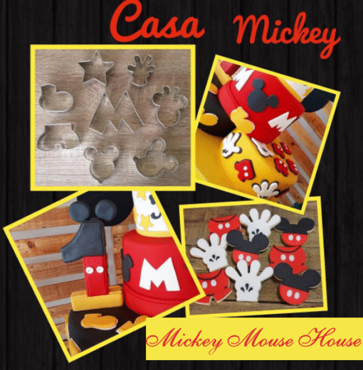 M Disney's Mickey Mouse Club House Cutter Set