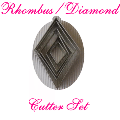 M Rhombus / Diamond Cutter Set Large