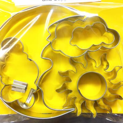 Moon, Sun, Clouds, Stars Cutter Set