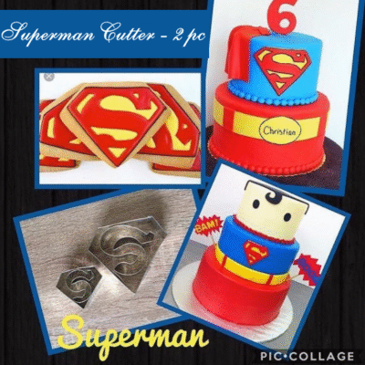 M Superman S Cutter Set is shown along with intended result.
