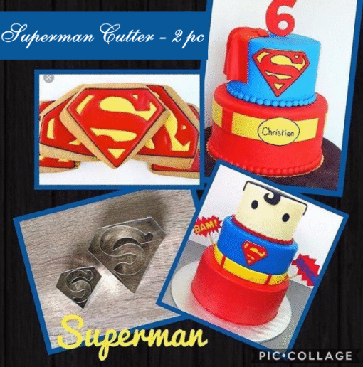 M Superman S Cutter Set is shown along with intended result.