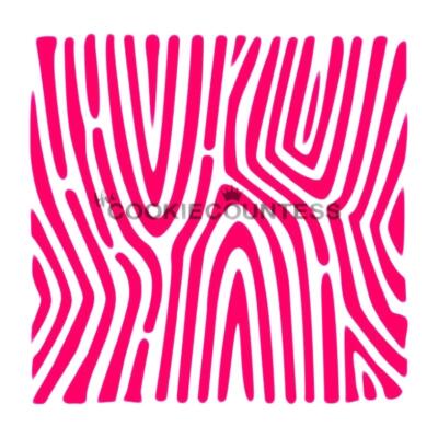 Wood Grain Lining Cookie Stencil