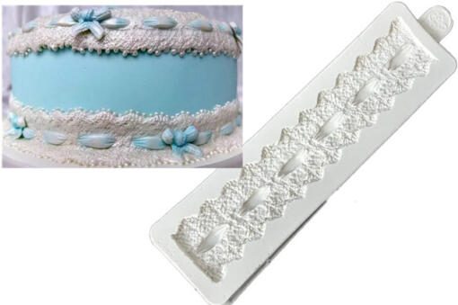 Double Vintage Lace Silicone Mold