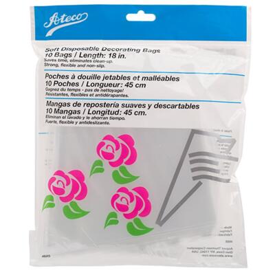 Ateco Soft Disposable Decorating Bags 18" are shown