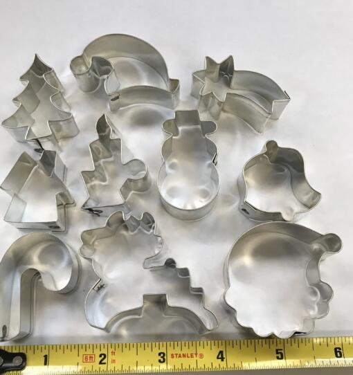 M 10 piece Christmas Set Metal Cutters