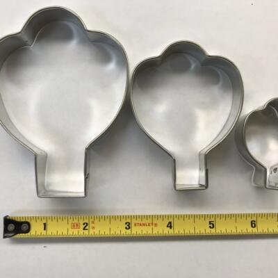 M 3 count Metal Hot Air Balloon Cutters