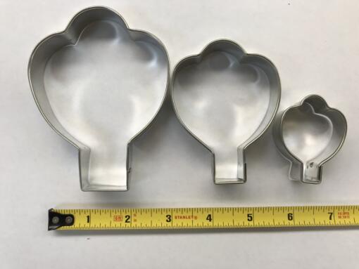 M 3 count Metal Hot Air Balloon Cutters
