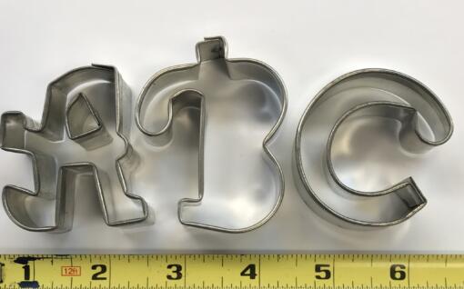 M Funky  Alphabet Cutter Set