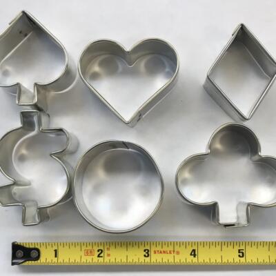 M 6pc Poker Cutter Set