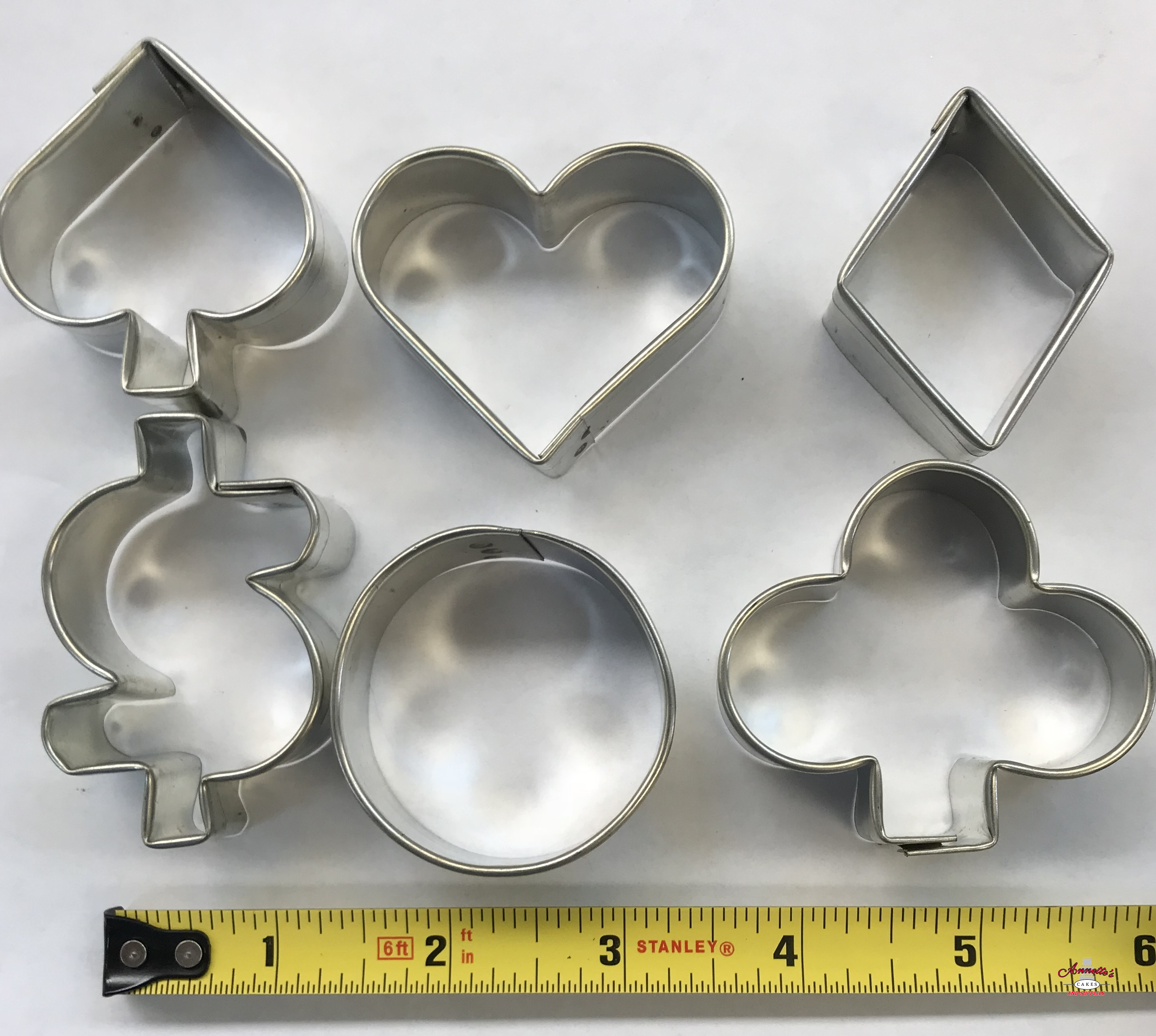 M 6pc Poker Cutter Set