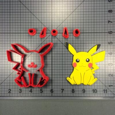 Pokemon Pikachu Cutter Set is shown along with intended result.