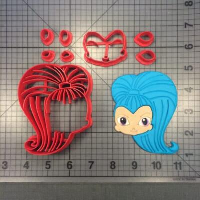 Shimmer and Shine - Shine 100 Cookie Cutter Set is shown along with intended result.