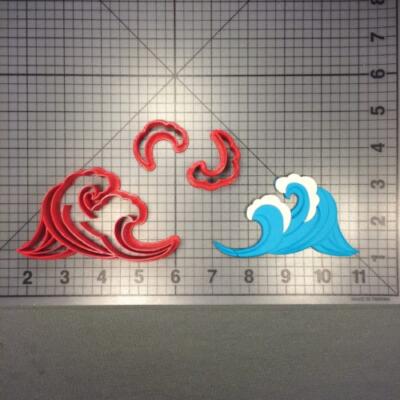 Waves 103 Cookie Cutter Set is shown, along with intended result.