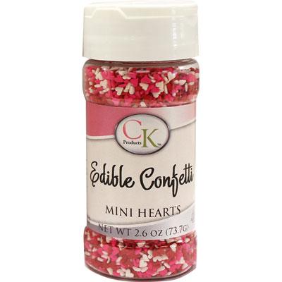 CK Products Edible Confetti Mini Hearts
