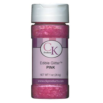 Edible Glitter Pink 1 0unce