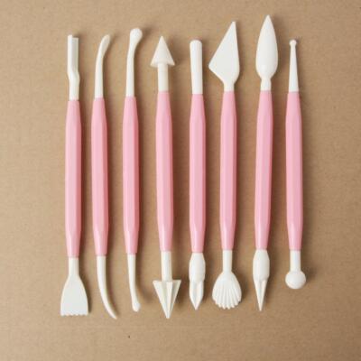8 Piece Sculpting Modeling Fondant Tools