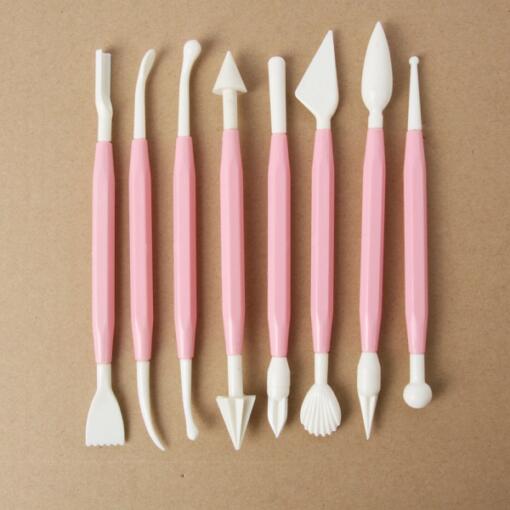 8 Piece Sculpting Modeling Fondant Tools
