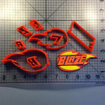 Blaze Logo Cookie Cutter 4 inch