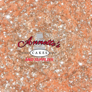 Pastel Orange Jewel Dust 4 Grams By Confectionery Arts International