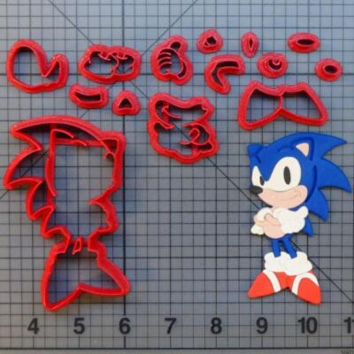 Sonic the Hedgehog Cutter Set 4 inch