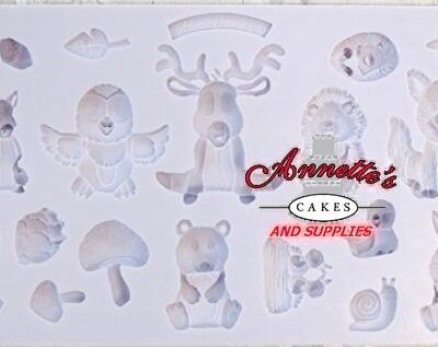 Woodland Animals Silicone Mold