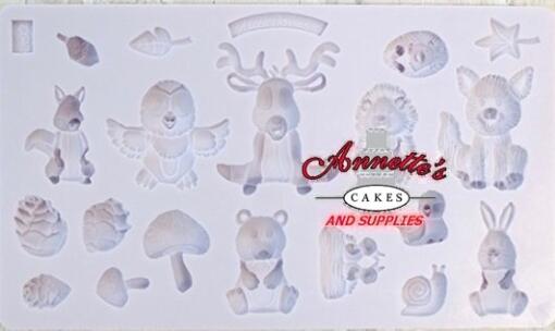 Woodland Animals Silicone Mold