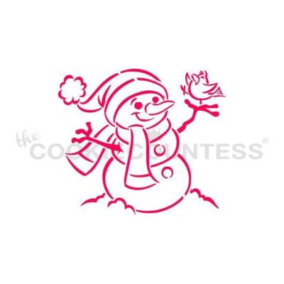 Drawn with Character Snowman With Bird PYO
