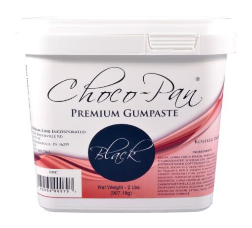 Choco-Pan Premium Gumpaste 2 Pounds Black