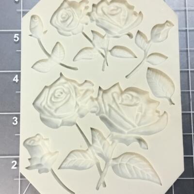 Flowers and Leaves Silicone Mold