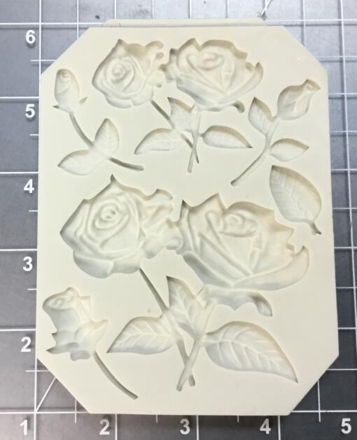 Flowers and Leaves Silicone Mold