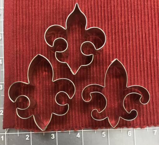Set of 3 Fleur de Lis Cutters