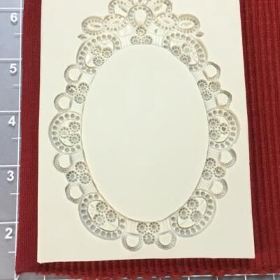 Fancy  Oval Frame 103 Silicone Mold