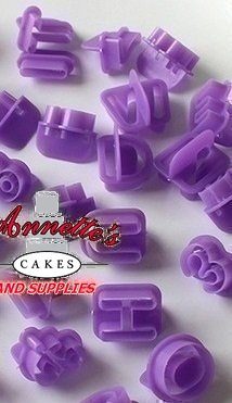 Letters and Numbers Plastic Cutters
