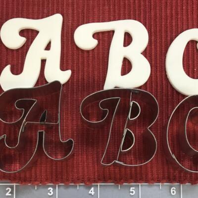 Melissa Fondant Letters  1.75 inches tall