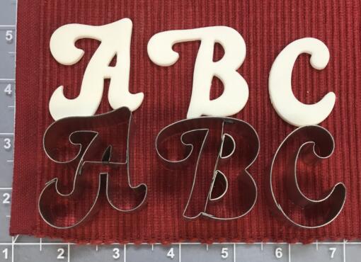 Melissa Fondant Letters  1.75 inches tall