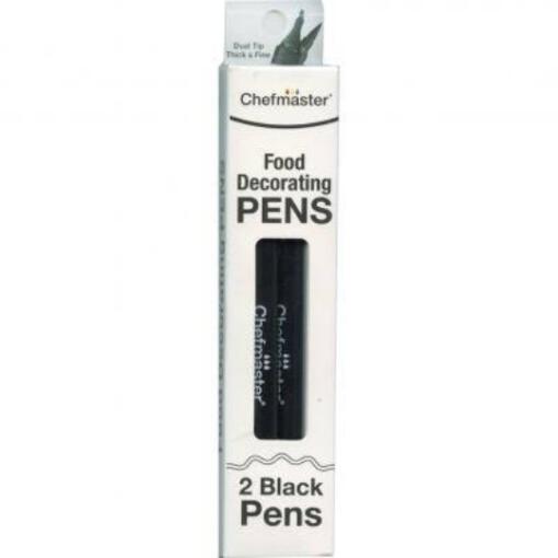 Chefmaster Black Food Decorating Pens