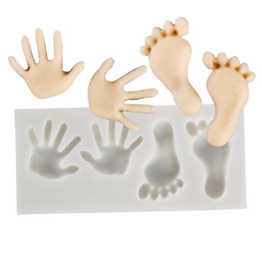 Baby Feet and Hands Silicone Mold