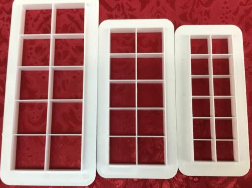 Set  of 3 Square Cutters
