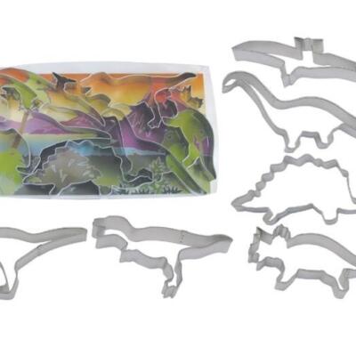 Dinosaur Set of 6 Metal Cutters